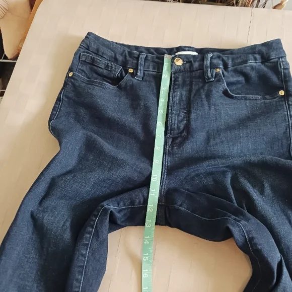 Good American The Good Leg Skinny Jean BLUE224 - Picture 12 of 13